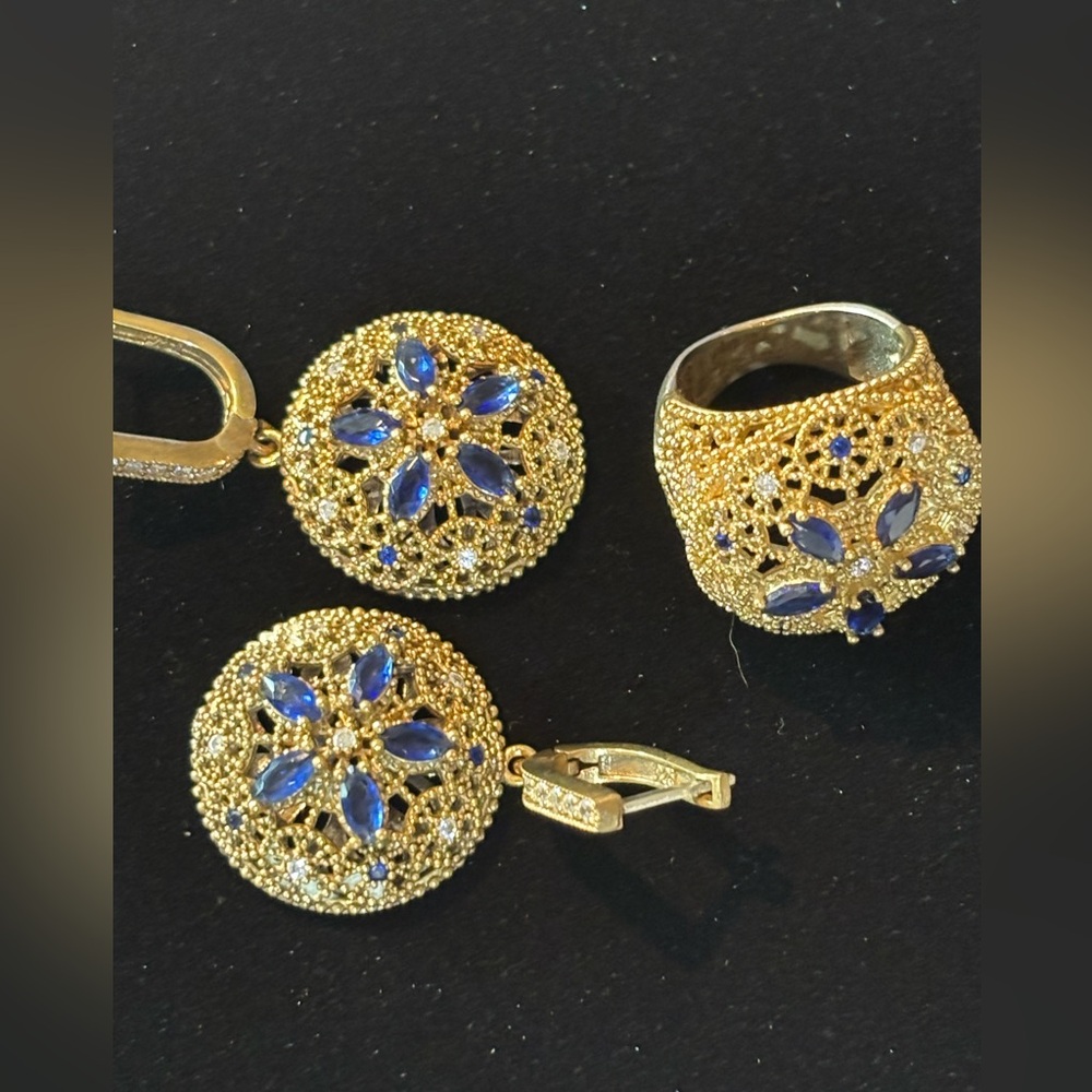 925 silver Ring and earrings set